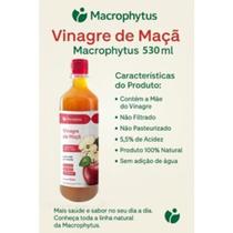 Vinagre de Maçã 530ml Macrophytus - Acidez 5,5%