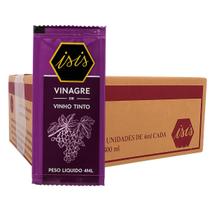 Vinagre de Vinho Tinto Isis Sachê 4ml Com 200un.