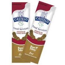 Vinagre vinho tinto sache 200 x 4ml castelo - bom sabor