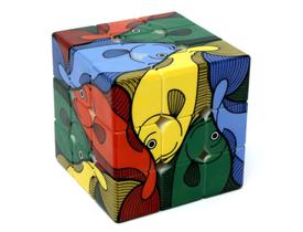 Vinci Cube Fish - Cubo Mágico Personalizado 3x3x3 Profissional - Cuber Brasil - Vinci Cube - Cuber Brasil