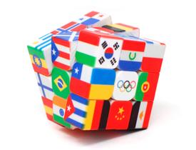 Vinci Cube Olimpíadas - Cubo Mágico Personalizado 3x3x3 Profissional - Cuber Brasil