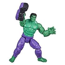Vingadores Marvel Mech Strike 6 polegadas Escala Action Figure Toy Hulk com compatível Mech Battle Accessory, para crianças de 4 anos ou mais, Preto