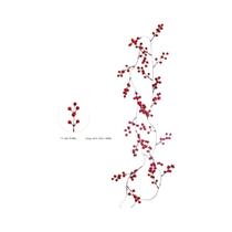 Vinha Artificial De Cranberry Para Decoração De Mesa De Natal, Ano Novo E Festas De Noivado Vinha Artificial De Cranberry Para Decoração De Mesa De Natal, Ano Novo E Festas De Noivado