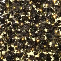 Vinhas de rosas artificiais Flower Garland com luzes de corda de 10 m