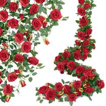 Vinhas de rosas artificiais U'Artlines, pacote com 5, 10 m, interior e exterior