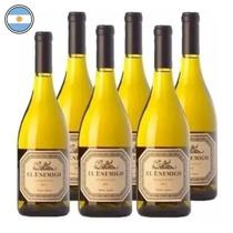 Vinho Argentino Branco Chardonnay El Enemigo 750ml 6 unidades Vinho Argentino Branco Chardonnay El Enemigo 750ml 6 unidades