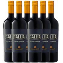 Vinho argentino callia syrah bonarda 750ml tinto kit c/6