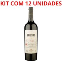 Vinho argentino portillo v. de uco malbec 750ml tto kit c/12