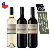 Vinho Bodegas Centenárias Chile 750 Ml - 3 Unidades