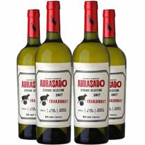 Vinho Branco Abrasado Terroir Selection Chardonnay 750ml Kit 4 Garrafas