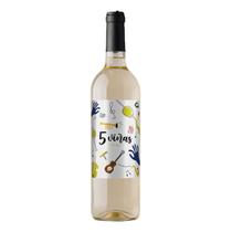 Vinho Branco Cinco Viñas Blanco Viura Semidulce 750ml