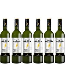 Vinho Branco DemiSec Moscato Casa Perini Macaw 750ml Kit 6un