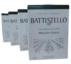 Vinho Branco Seco Fino Moscato Giallo Battistello (4 bag in Box 3000ml)