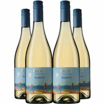 Vinho Branco Wave Bianco 750ml Kit 4 Garrafas
