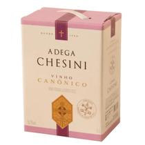 Vinho Canônico Rosado Licoroso Chesini 5L Bag in Box Vinho LitúrgicVinho Rosado Licoroso Doce Bag-in-Box Chesini - 5 L