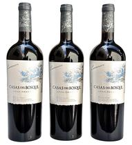 Vinho Casas Del Bosque Gran Reserva Carmenere Kit Com 3 Garrafas Oferta