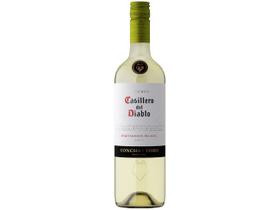 Vinho casillero del diablo branco sauvignon blanc