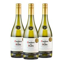 Vinho CASILLERO DEL DIABLO Chardonnay 750ml (3 garrafas) - Concha y Toro