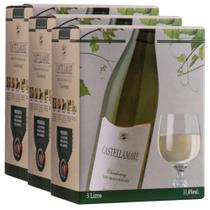 Vinho Chardonnay Bag-in-Box 3L Castellamare Kit 3