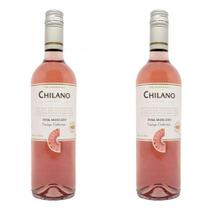 Vinho chilano rosé meio seco 750 ml 2 un