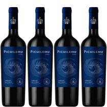 Vinho Chileno Seco Cabernet Sauvignon Pichilemu 750ml Kit 4un