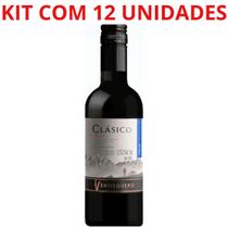 Vinho chileno ventisquero clasico merlot 187ml tto kit c/12