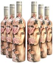 Vinho Chileno Vik La Piu Belle Rose Kit Com 6 Garrafas Oferta