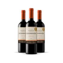 Vinho Concha y Toro Reservado Carmenere 750ml - Kit 3 Garrafas de Vinho Concha y Toro Carmenere Vinho Concha y Toro Reservado Carmenere 750ml - Kit 3 Garrafas de Vinho Concha y Toro Carmenere