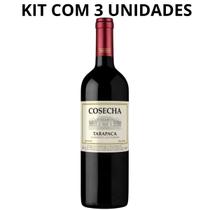 Vinho cosecha tarapacá cabernet sauvignon 750ml tto kit c/ 3