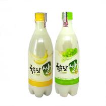 Vinho de Arroz Coreano Makgeolli 750ml (Kit Banana + Uva ) - KOOK SOON