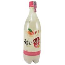 Vinho de Arroz Coreano Makgeolli Pêssego 750ml Vinho de Arroz Coreano Makgeolli Pêssego 750ml