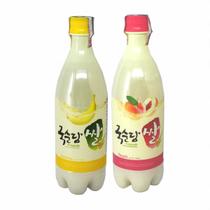 Vinho de Arroz Coreano Makgeolli Pêssego e Banana 750ml