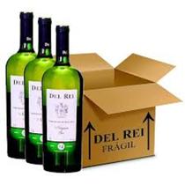 Vinho Del Rei Branco Seco 1 Litro - kit 3 Garrafas