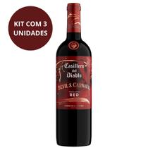 Vinho Devils Carnaval Red Casillero Del Diablo750ml Kit Com3