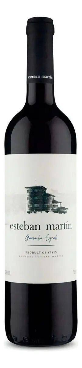 Vinho esteban martin tempranillo syrah 750ml espanha