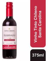 Vinho Fino Tinto Chileno Reservado Cabernet Sauvignon 375ml Santa Carolina.