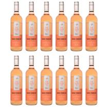 Vinho Frisante Rose Demi-sec Castellamare 750ml Kit 12un Vinho Frisante Rose Demi-sec Castellamare 750ml Kit 12un
