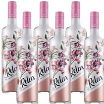 Vinho Frisante Suave Rose Relax Garibaldi 750ml Caixa 6un