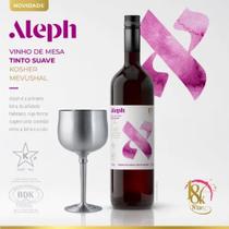 Vinho Judaico Tinto Suave Kasher Para Pessach Aleph 750ml