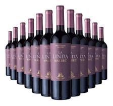 Vinho La Linda Malbec Tinto 750 Ml Caixa Com 12 Unidades