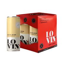 Vinho Lata Lovin White Wine With Bubbles 269ml Pack c/ 4un