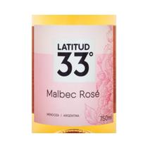 Vinho Latitud 33 Malbec Rosé 750ml.