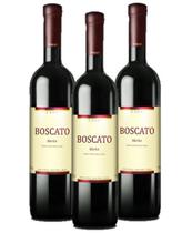 Vinho Merlot Boscato - Kit 3 Garrafas 750Ml