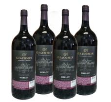 Vinho Merlot Giacomin - Kit 04 garrafas 1,5L