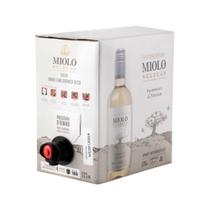 Vinho miolo seleção chardonnay/viognier bag in box 3lts