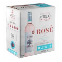 Vinho Miolo Seleção Rosé Seco Caberbernet & Tempranillo Bag In Box 3 Litros