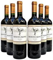 Vinho Montes Alpha Malbec Kit Com 6 Garrafas Oferta