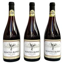 Vinho Montes Alpha Pinot Noir Kit Com 3 Garrafas Oferta