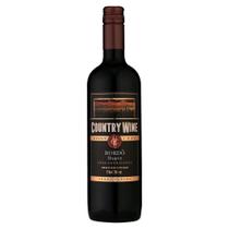 Vinho Nacional Country Wine - Bordô Tinto Suave, 750ml Vinho Nacional Country Wine - Bordô Tinto Suave, 750ml