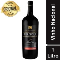 Vinho Nacional Tinto Suave Garrafa 1 Litro - Pérgola - Pergola